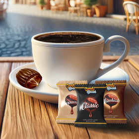 Candy Break Coffee Drops individually wrapped for freshness and portability