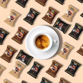 Casual gifting scene with Candy Break Coffee Drops in a box