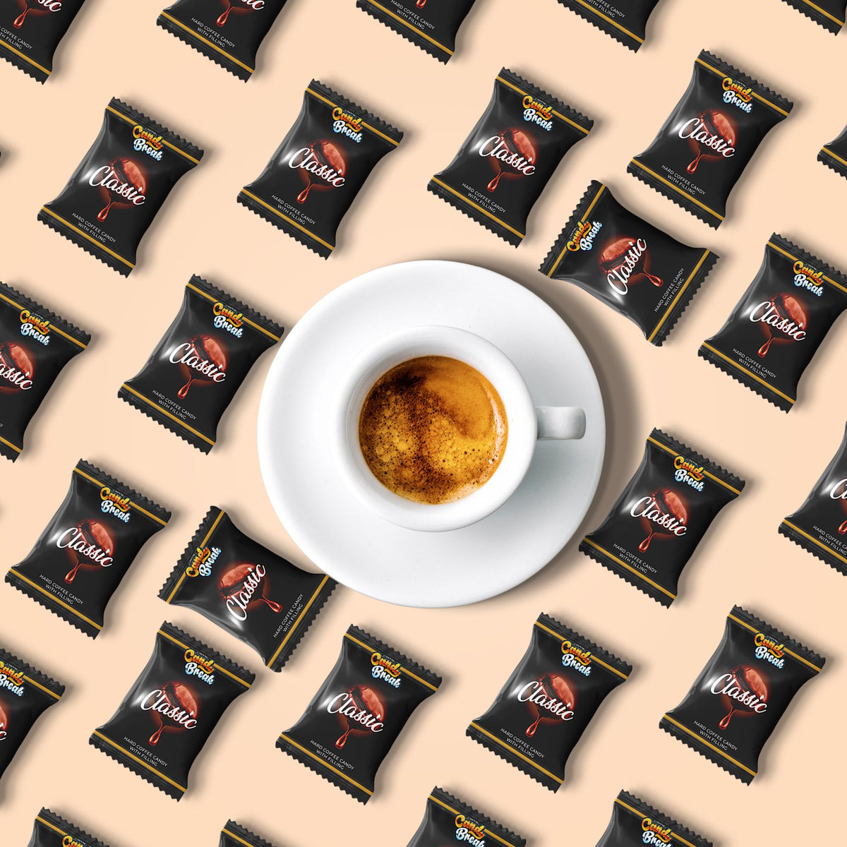 Candy Break espresso candy brings a quick energy boost at commutes