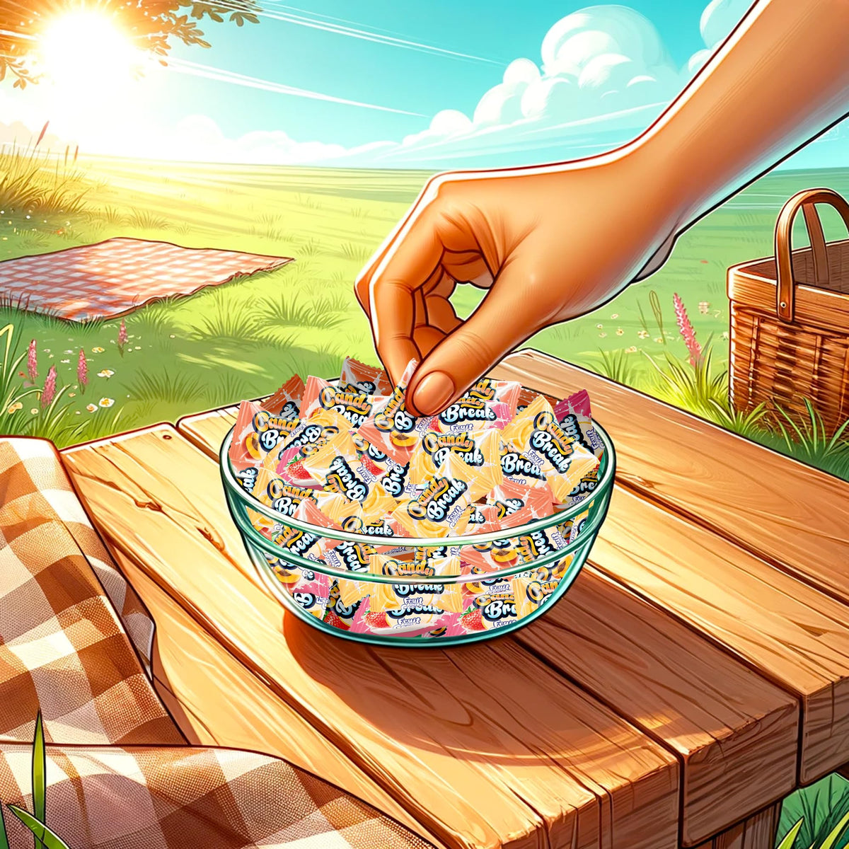 Candy Break bulk variety-pack image shows assorted hard candies ready for sharing.