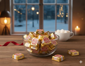 Albert's Ice Cubes Chocolates gift-ready packaging for celebrations