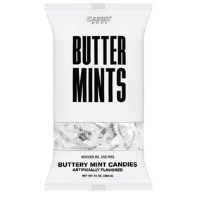 Candy Envy 13 oz mint bag at dessert table setting.