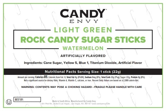 Candy Envy 22-gram rock candy stick delivers extra-large sweetness.