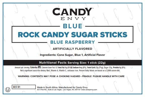 Tub with clear wrap and vibrant Candy Envy sticks on display for guests.