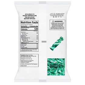 Candy Envy bulk packaging with turquoise wrappers for easy sharing.