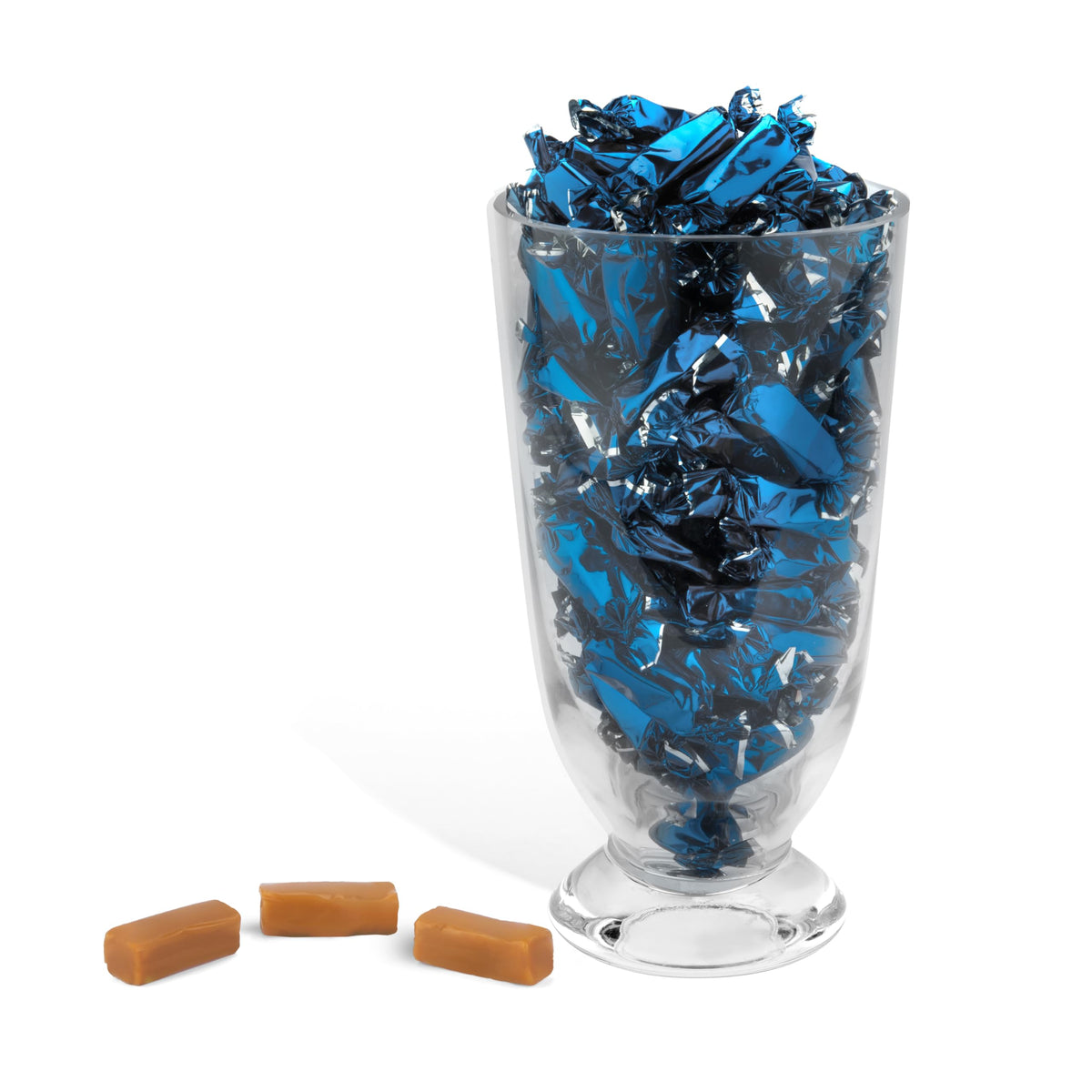 Note about wrapper color versus caramel color from Candy Envy