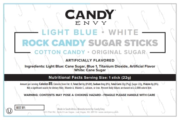 Candy Envy dessert-bar rock candy sticks to enhance candy stations.