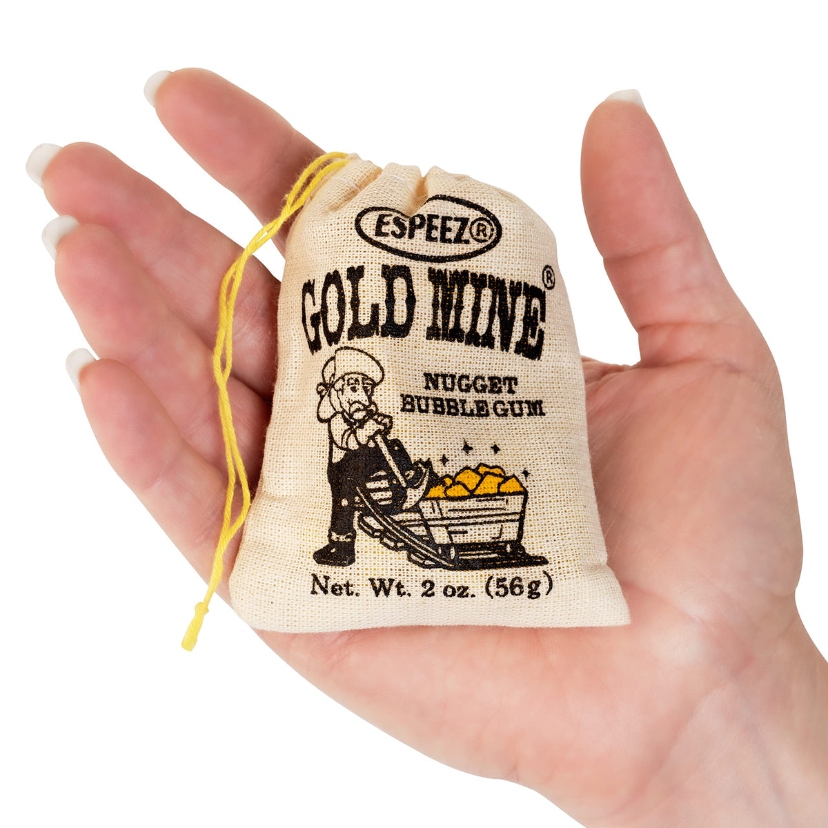 Candy Envy Gold Mine gum packaged for gifts and giveaways at events.