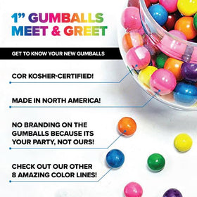 Candy Envy grape-flavored lavender gumballs for fun party snacks.