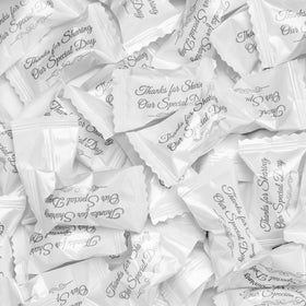Candy Envy individually wrapped buttermints for easy, mess-free guest sharing.