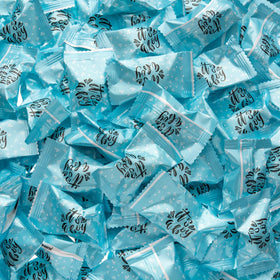 Candy Envy It's a Boy Buttermints bag back, showcases branding and highlights