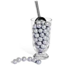 Candy Envy kosher silver gumballs 1 inch suitable for kosher-certified venues