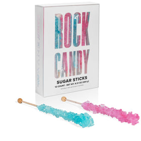 Candy Envy light blue cotton candy stick with nostalgic party appeal.