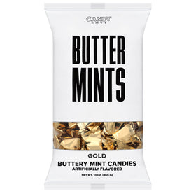 Mints in a decorative dish offer quick, discreet snacking options.