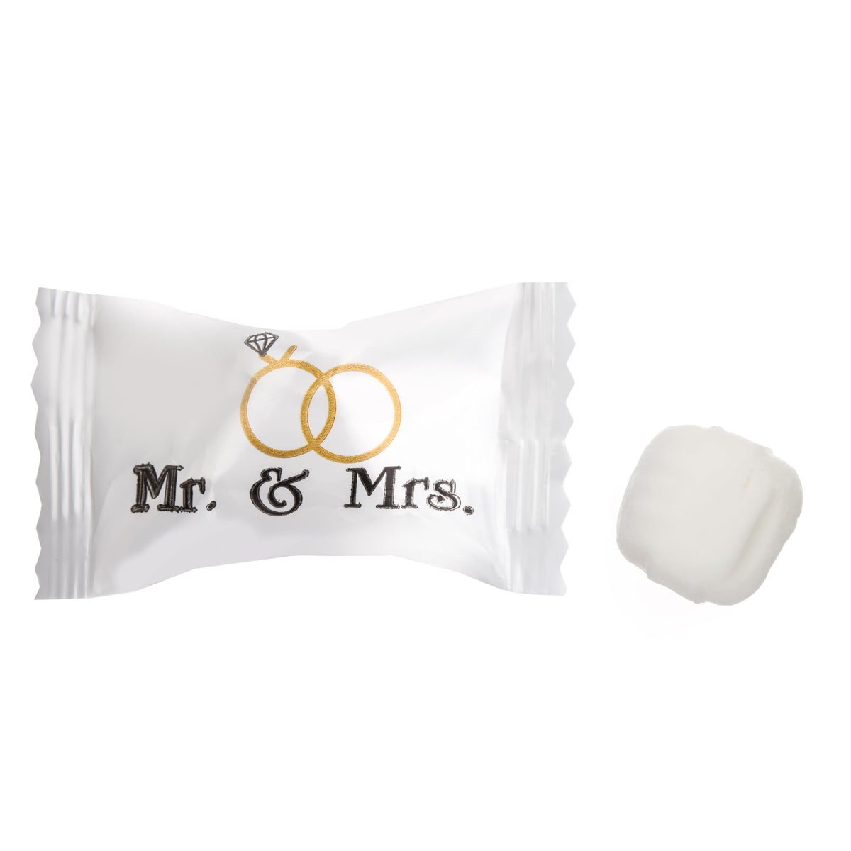 Candy Envy Mr and Mrs Buttermints individually wrapped for easy gifting.