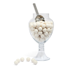 Candy Envy white gumballs in bulk for parties and treat stations