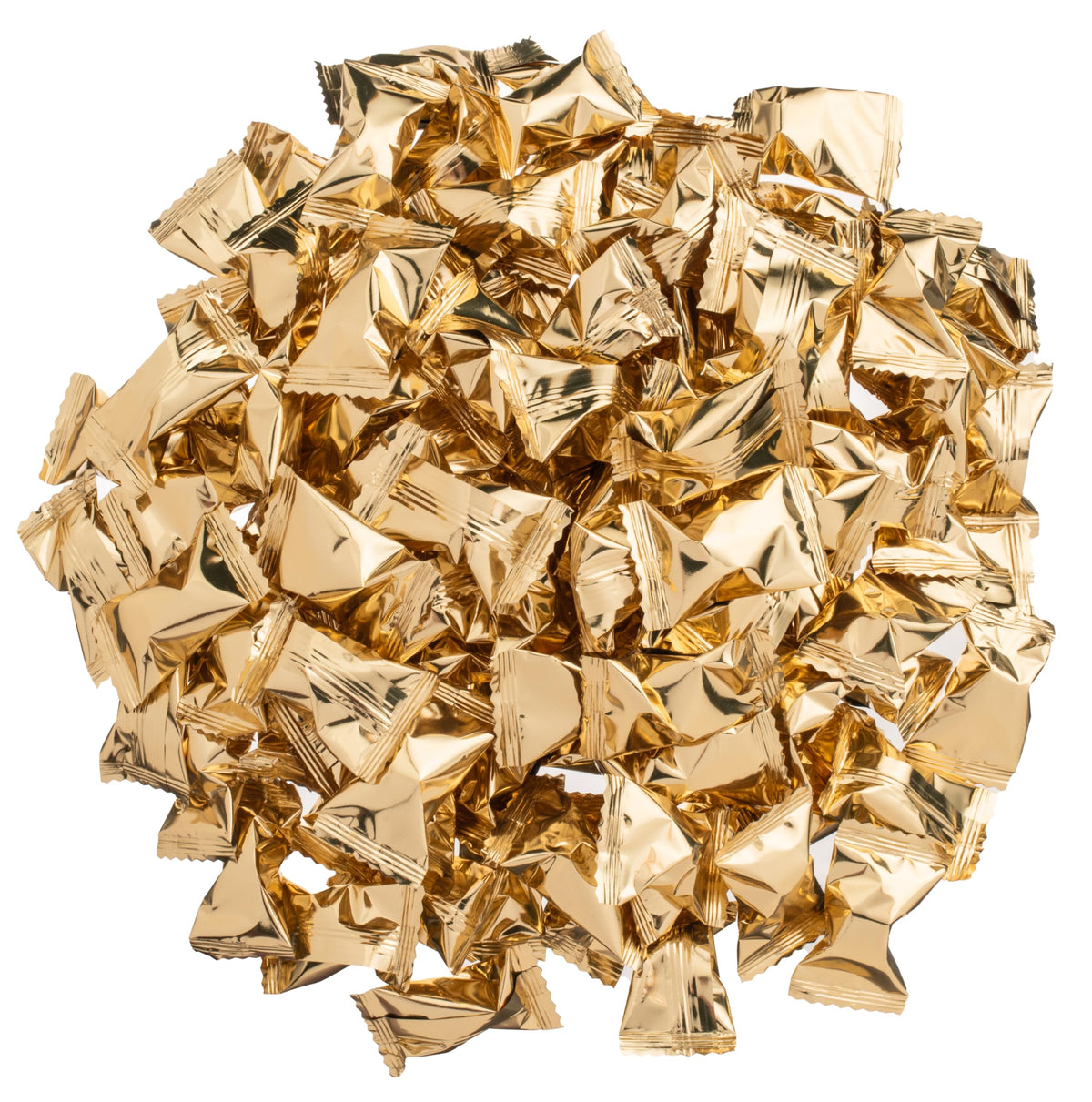 Packaging detail shows the gold-wrapped mints, ideal for gift baskets.
