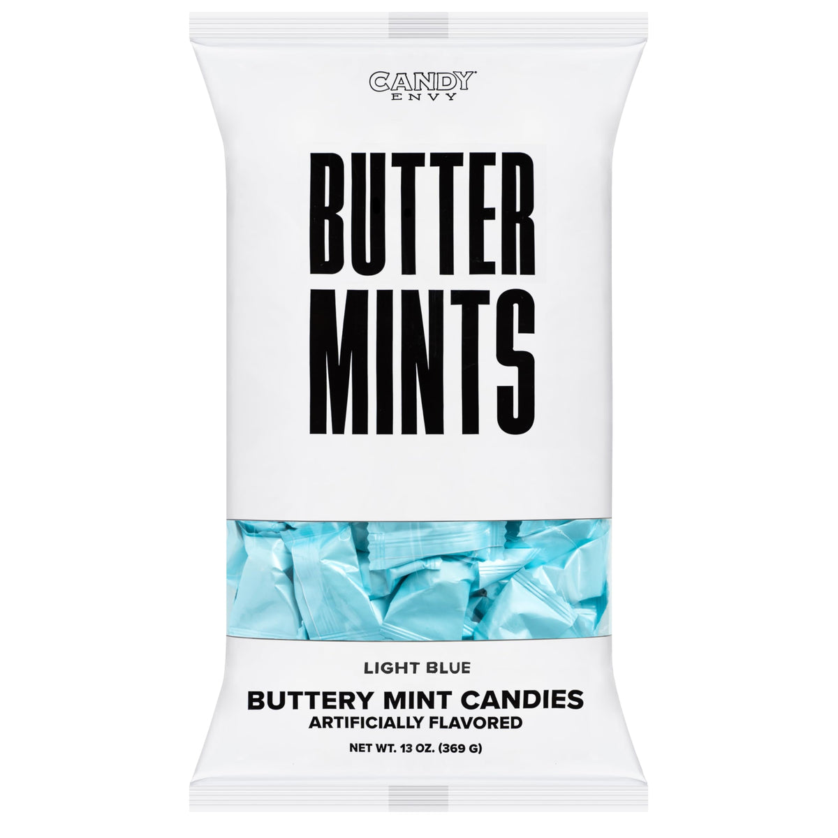 Candy Envy party display idea using mints for guests