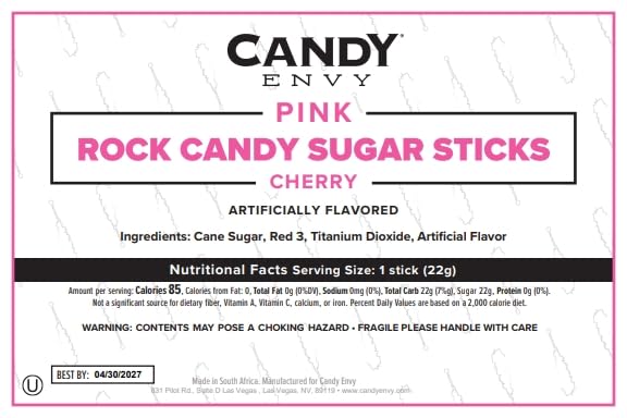 Candy Envy party-ready pink candy sticks for dessert tables.
