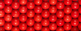 Candy Envy Red Gumballs cherry flavor makes festive gifts or party favors