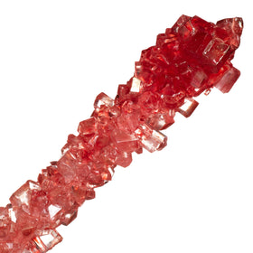 Candy Envy Red Rock Candy Sticks 22-gram stick detail, satisfying sweet tooth.