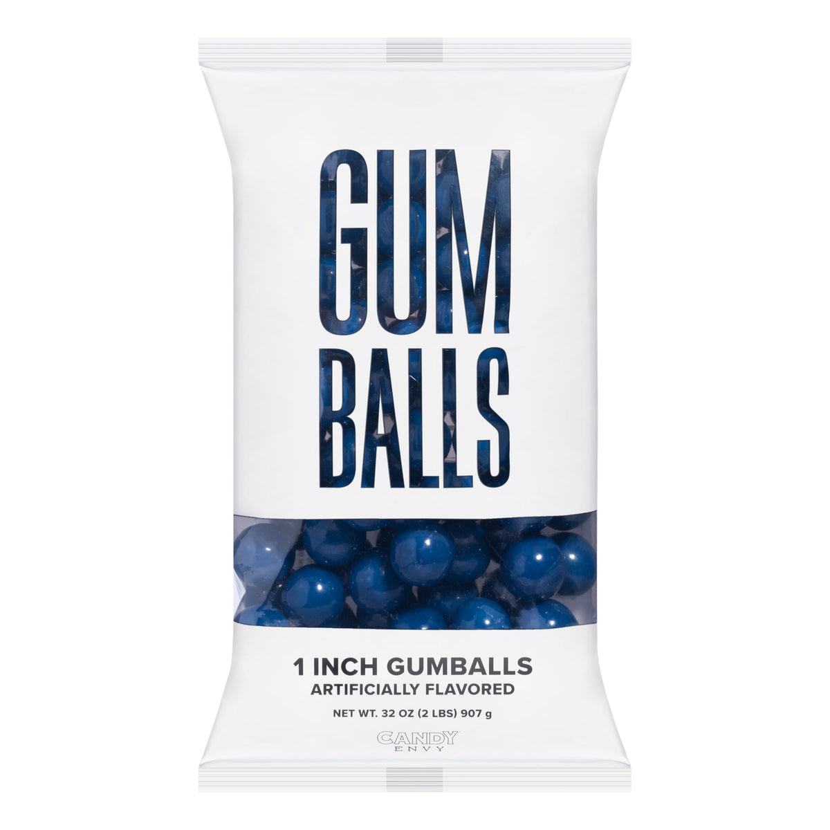 Candy Envy Royal Blue Gumballs on display, easy party planning inspiration.