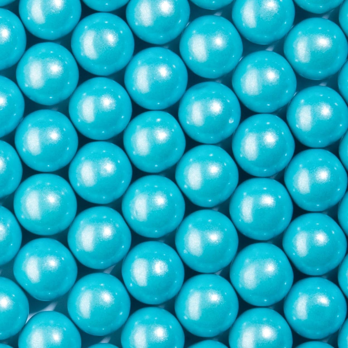Candy Envy Shimmer Light Blue Gumballs COR Kosher-certified label visible