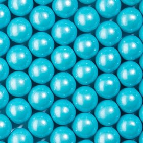 Candy Envy Shimmer Light Blue Gumballs COR Kosher-certified label visible