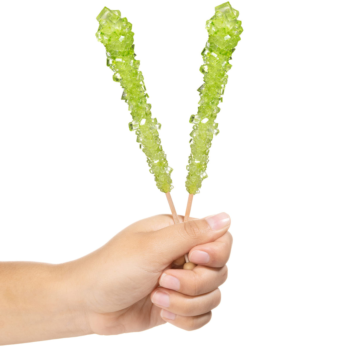 Candy Envy watermelon-flavored rock candy stick ready for celebrations.