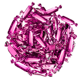 Candy Envy wrapper color note; pink wrapper, natural caramel color.