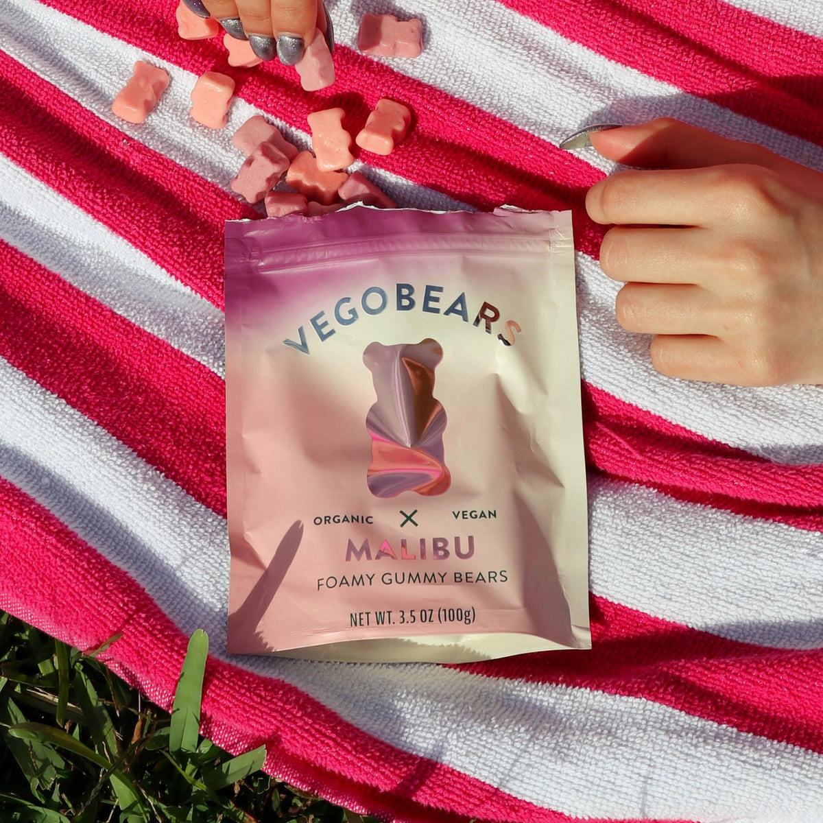 France made production line with European dating on packaging for Vegobears Malibu