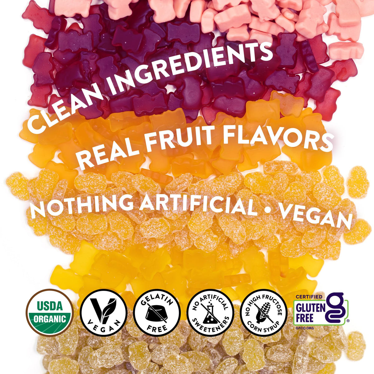 Candy People Vegobears Malibu flavor features cherry and raspberry notes for foamy, chewy indulgence.