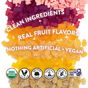 Candy People Vegobears Malibu flavor features cherry and raspberry notes for foamy, chewy indulgence.