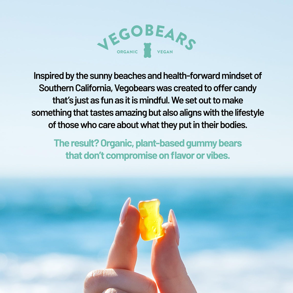 Non-GMO vegan Vegobears candy for cleaner snacking options