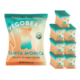 Candy People Vegobears Santa Monica box with organic gummies