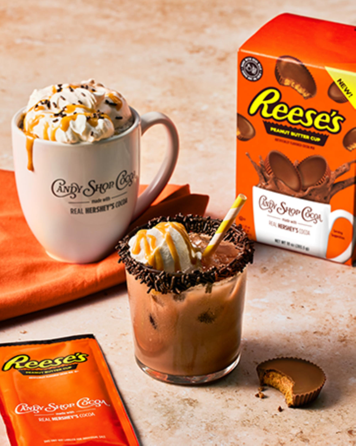 Candy Shop Cocoa REESE'S gluten-free and kosher dairy certified for confident enjoyment