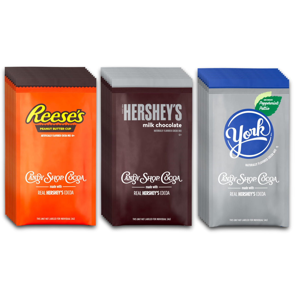 Hot cocoa prep with Candy Shop mix and real milk for a creamy cup.