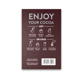 Candy Shop Cocoa no artificial sweeteners or colors for clean flavor.