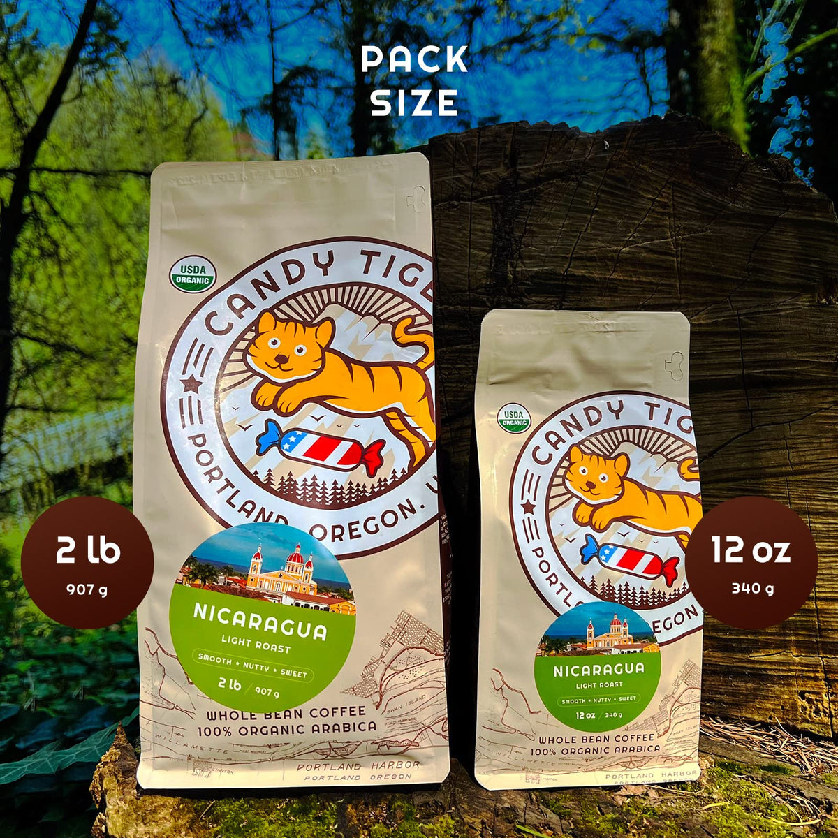 Candy Tiger versatile-brewing compatibility with drip, espresso, and French press.