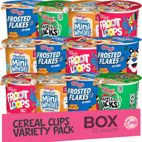 Candy Variety Pack Froot Loops cereal cups for quick, crunchy breakfast on the go