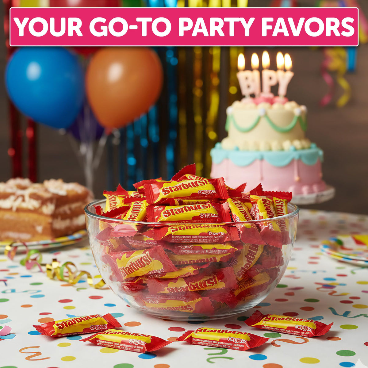 Candy Variety Pack Colorful Candy Buffet suitable for weddings, birthdays, and dessert tables