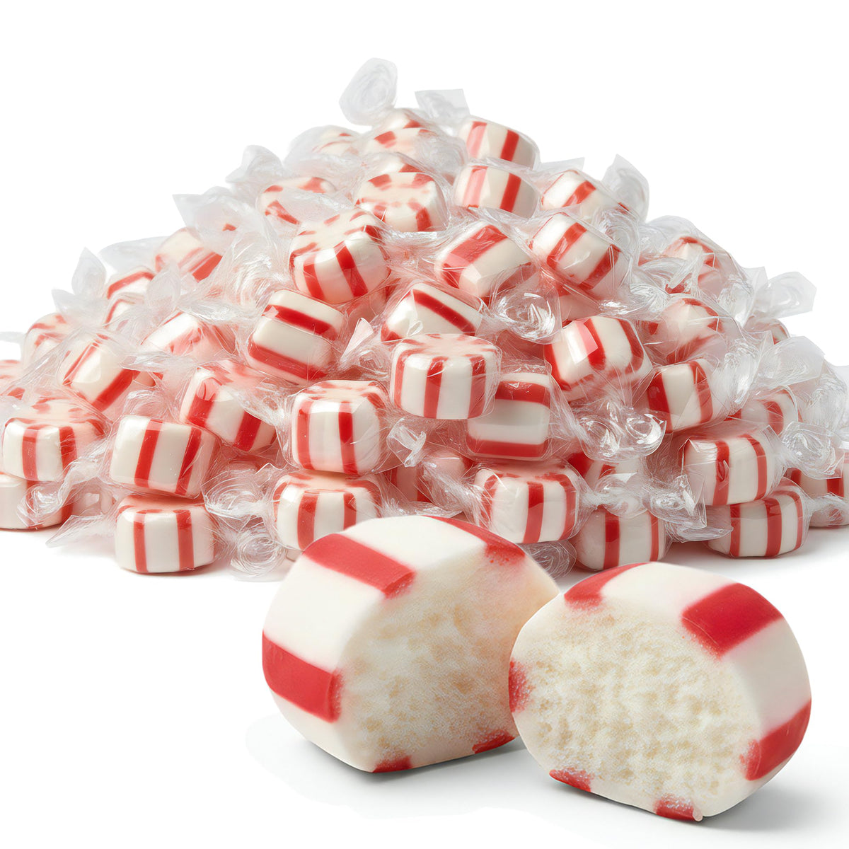 Candy Variety Pack soft peppermint puffs in bulk for fresh breath after meals.