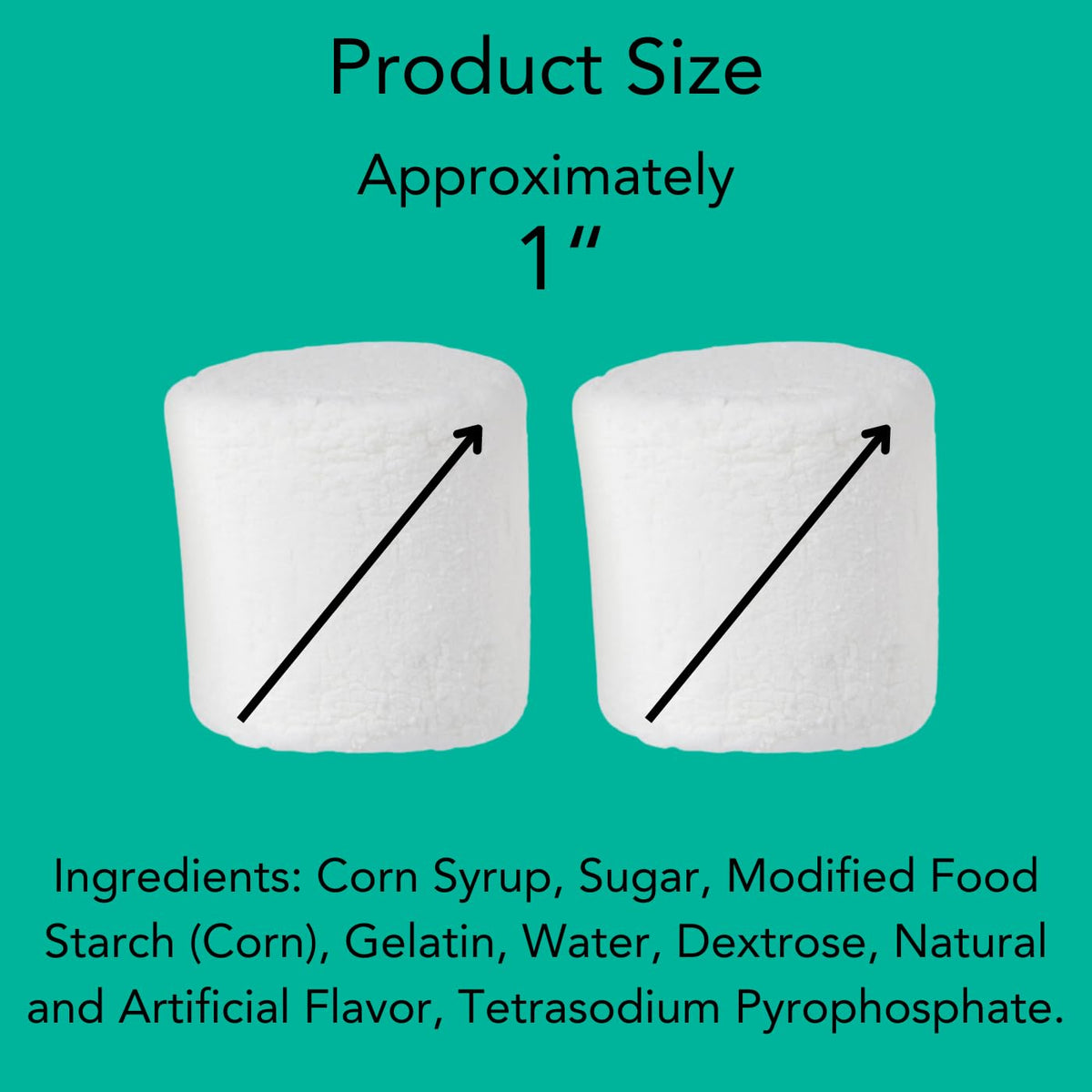 Candy With A Twist two marshmallows per package for convenient snacking