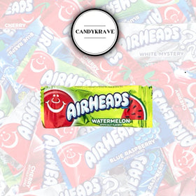 Party favor idea with Airheads Watermelon mini bars for birthdays and gatherings.