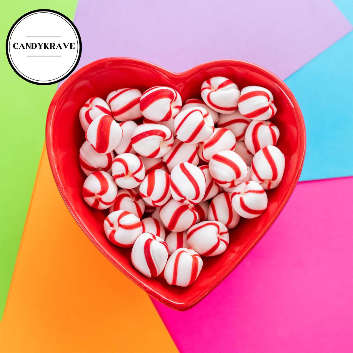 CandyKrave Bracs party-favor peppermint candy with festive mint flavor