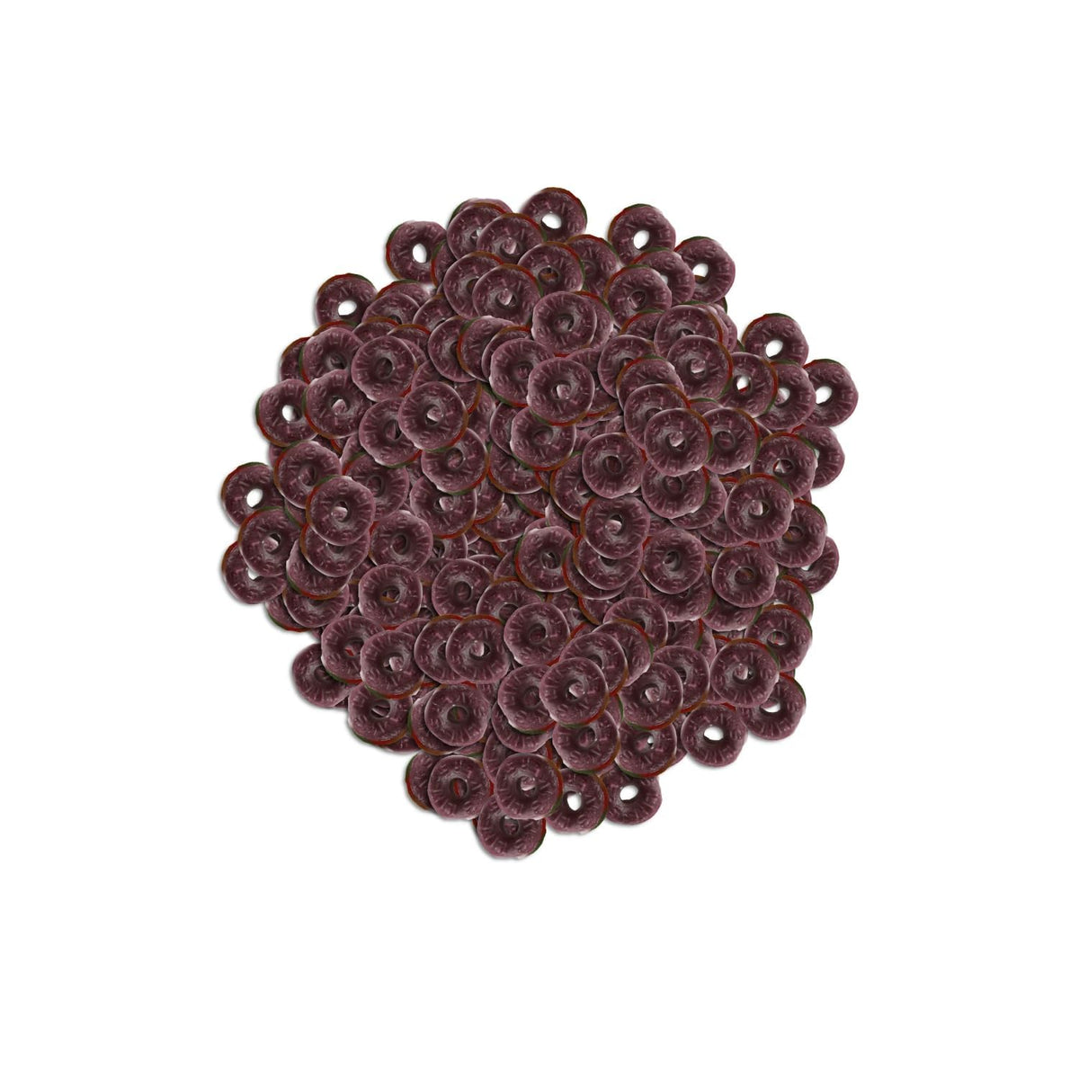 CandyKrave LifeSavers Raspberry ring closeup for party favors and snacking