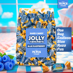 Party display of Candylish blue raspberry treats for candy buffets.