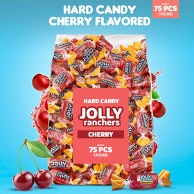 Candylish Cherry Jolly Ranchers displayed in a candy bowl for events.