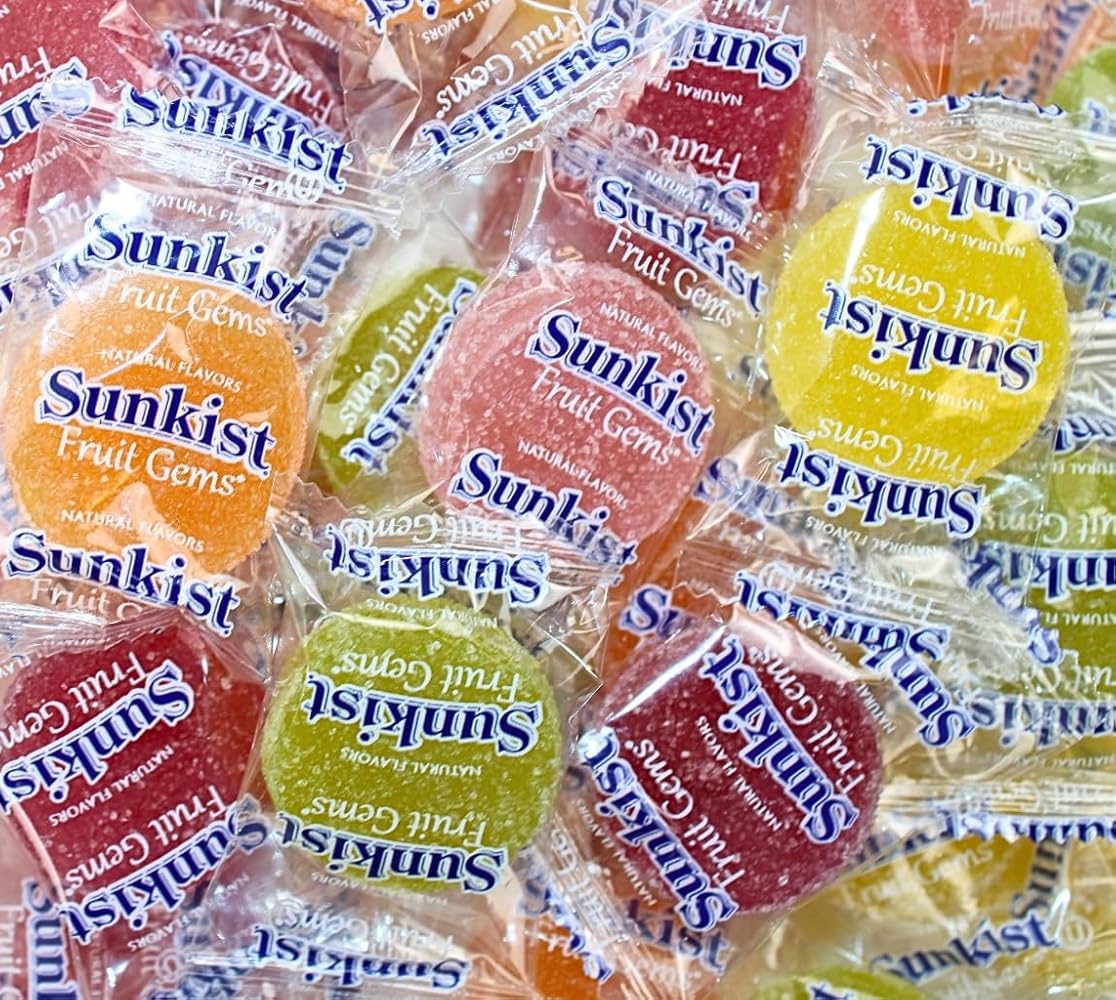 Candylish Fruit Gems in citrus colors, ideal for parties and gifting