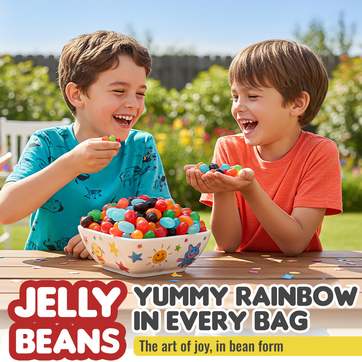 Ideal pantry staple for Candylish Jelly Beans on display.
